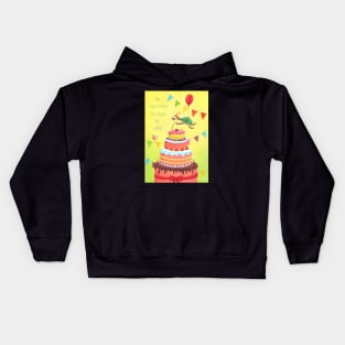 The more candles the bigger the cake Kids Hoodie